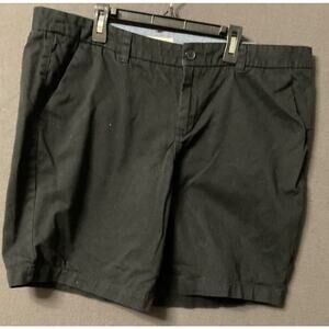Merona Women's Black Casual Shorts Size 16 Stretch Cotton Blend Chino